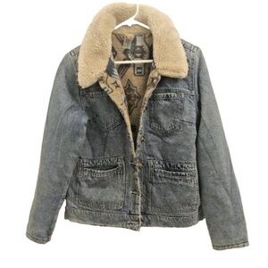 Idyllwind Blue Jean Jacket with Tan Collar